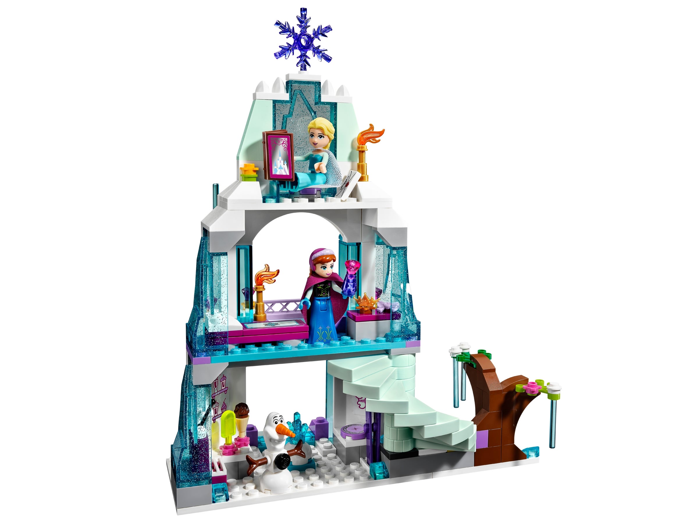 Disney Princess Lego Set Frozen Elsa's Sparkling Ice Castle 299 PCS Gift NEW